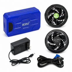 Bộ Pin Quạt KITO KZT03 chính hãng Quạt 24V Pin 30000mAh