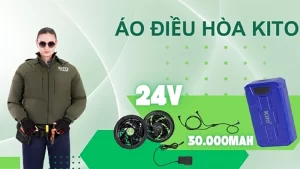 Áo Điều Hòa KITO Chính Hãng - Xanh Quân