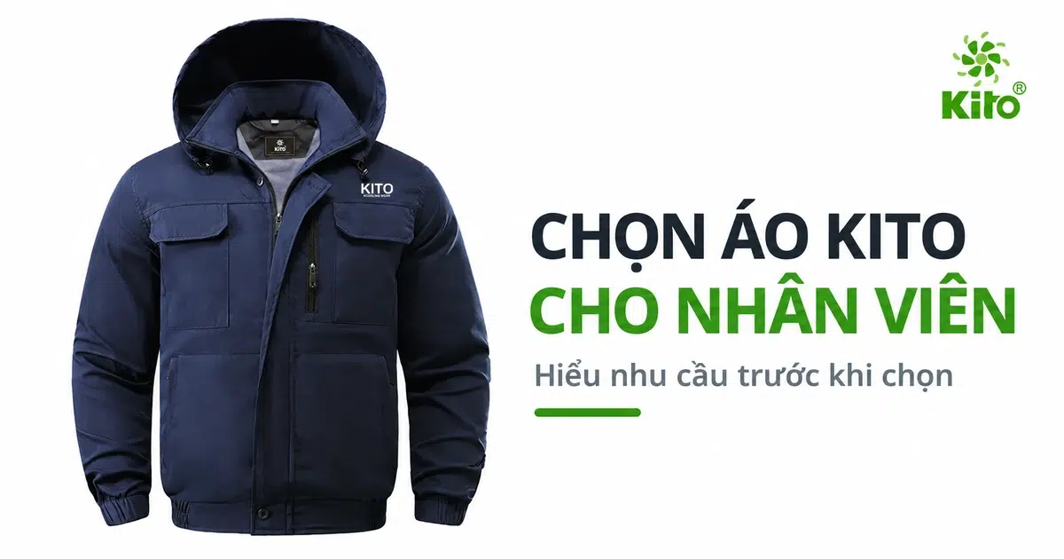 Áo điều hòa KITO cho doanh nghiệp và những điểm cần tìm hiểu trước khi chọn