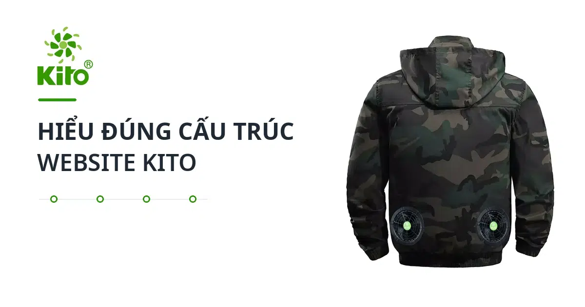 Cấu trúc website KITO và cách phân biệt các nhóm trang thông tin