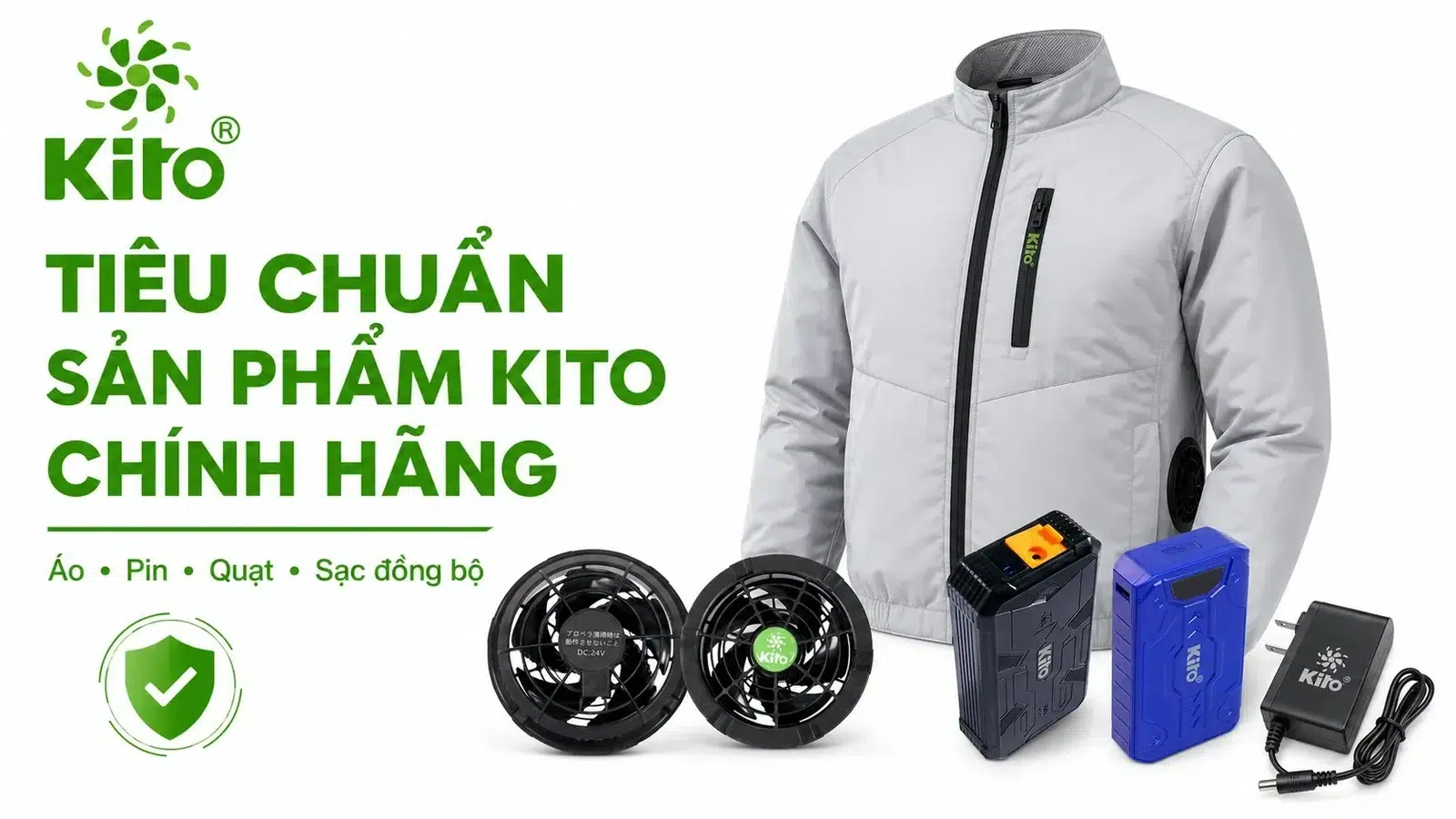 Chi tiết phiên bản áo KITO cần được đối chiếu theo đúng sản phẩm