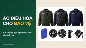 Áo điều hòa cho bảo vệ KITO KT05 - 3 màu Xanh Than, Xanh Rêu, Camo Đen