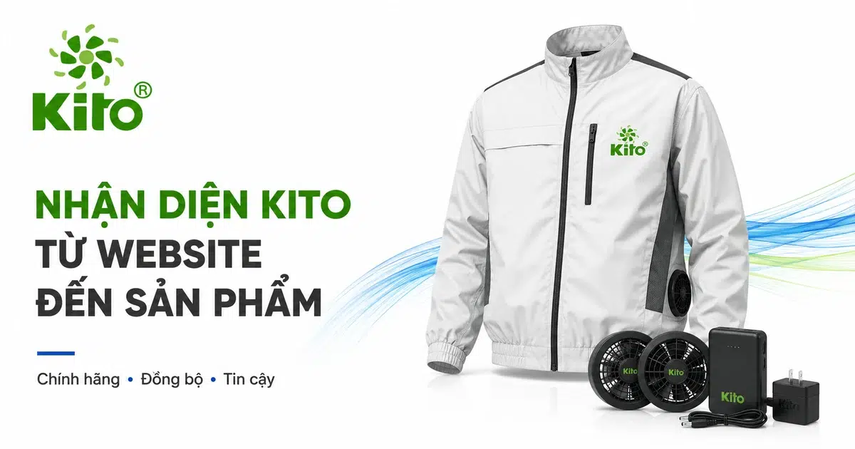 Nhận diện KITO từ website đến sản phẩm Nhận diện KITO từ website đến sản phẩm
