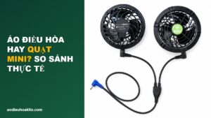 So sánh áo điều hòa KITO với quạt mini cầm tay và máy làm mát đeo cổ
